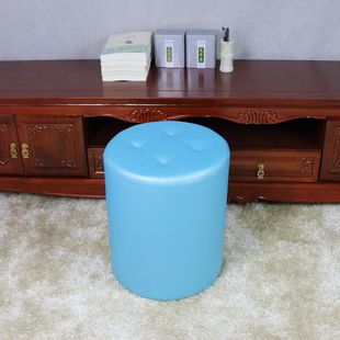 精品换鞋凳高矮方凳圆沙发凳电脑桌梳妆凳客厅茶几凳屁蹲皮墩子