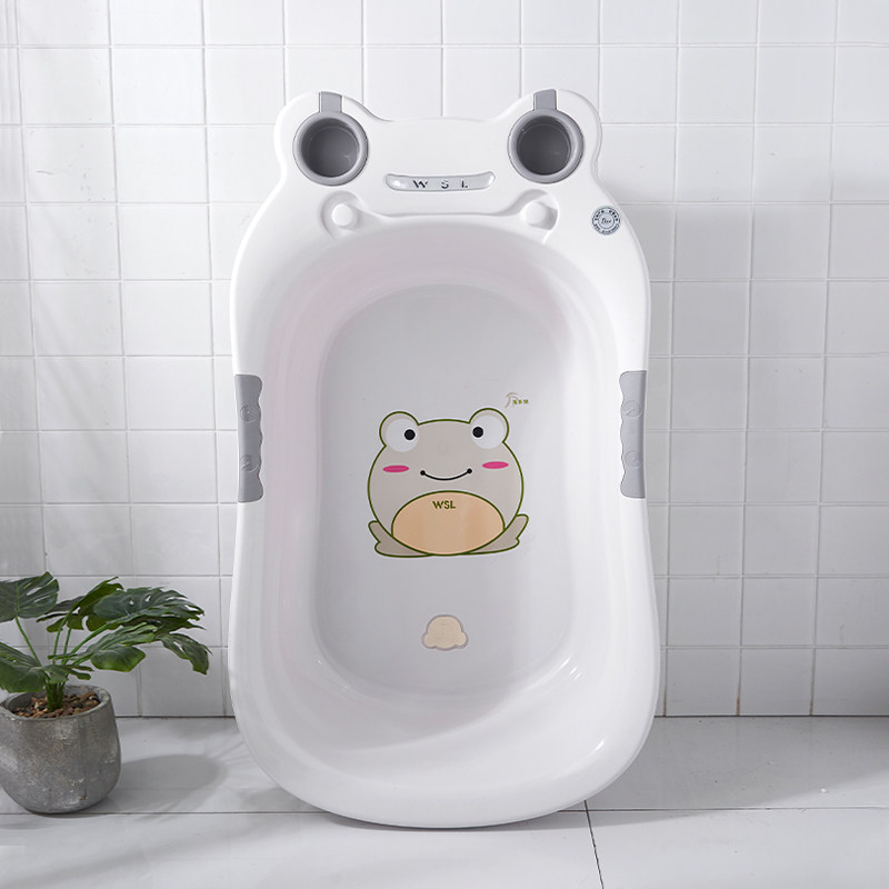 婴儿洗澡盆宝宝浴盆可坐躺非折叠家用儿J童大号浴盆小孩新生儿用