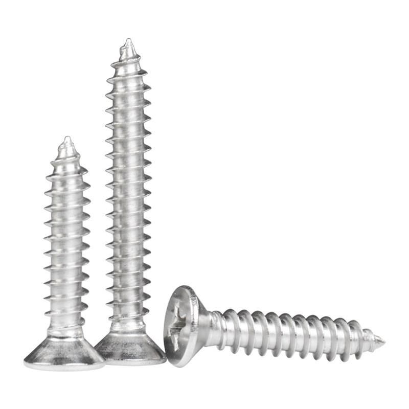 螺钉30装头钉M5平加长4木.槽自攻5M十字不锈O钢斤头沉4自攻螺丝M3