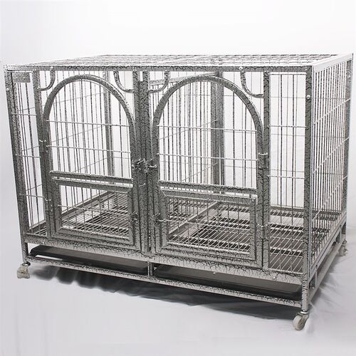 子母笼繁殖养殖笼大型犬小型犬笼125宠物狗笼子带隔断 可上下双层