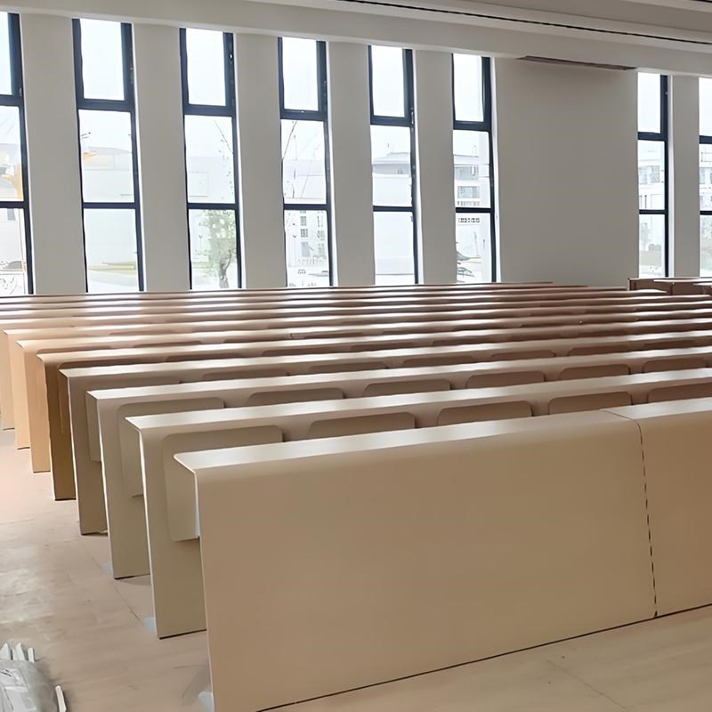 大学教室连排阶梯椅学生折叠课桌椅报告厅K会议室剧院阶梯联排椅