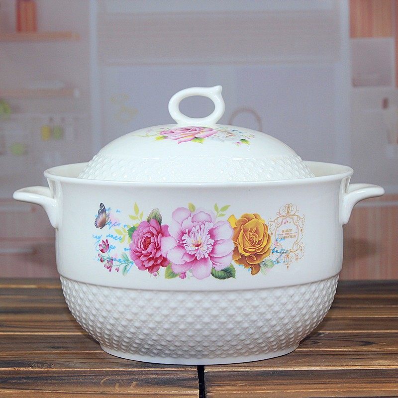 新款带盖陶瓷碗双耳家用厨房猪油碗泡面碗微波炉汤碗煲汤锅包邮,餐饮具,碗,淘宝优惠券,粉丝福利购,淘宝优惠卷