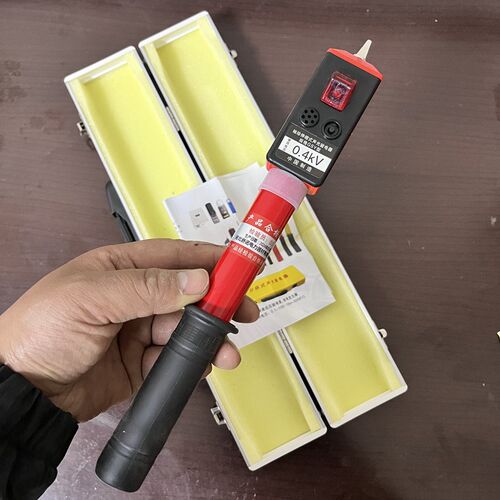 盒装袖珍验电f器0.4kv农电用380v测电笔验电器声光提示棒式10kv用