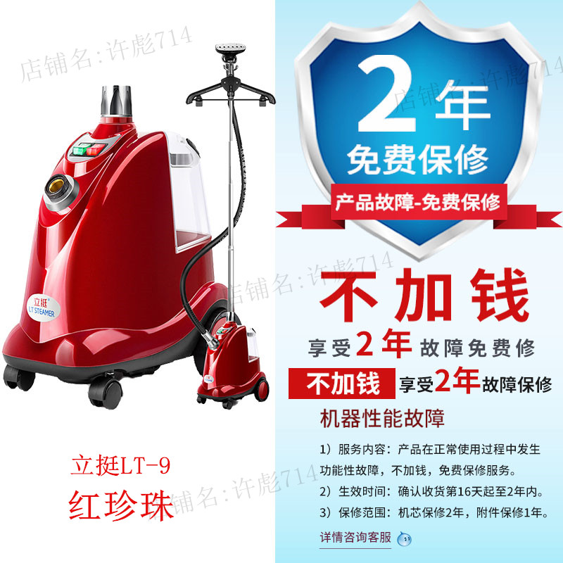立挺LT-9铜接口大蒸汽挂烫机手持立式家用服装店商用电熨斗熨烫机