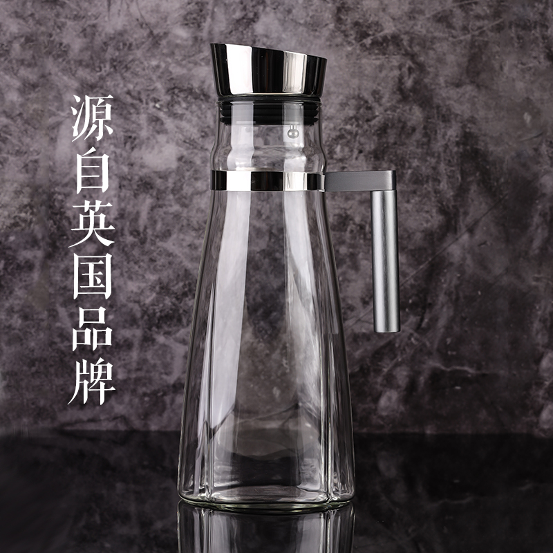 ortor玻璃壶大容量凉水壶家用泡茶壶待客玻璃冷水壶水杯套装