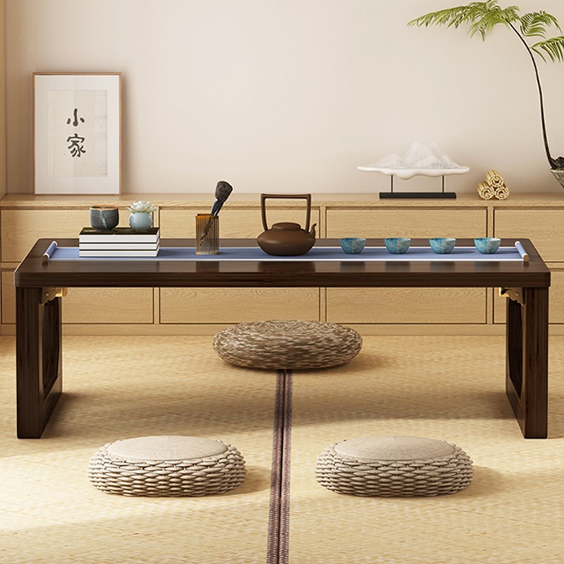 飘窗小桌子折叠炕桌家用实木榻榻米桌子小茶几床上学习矮桌电脑桌