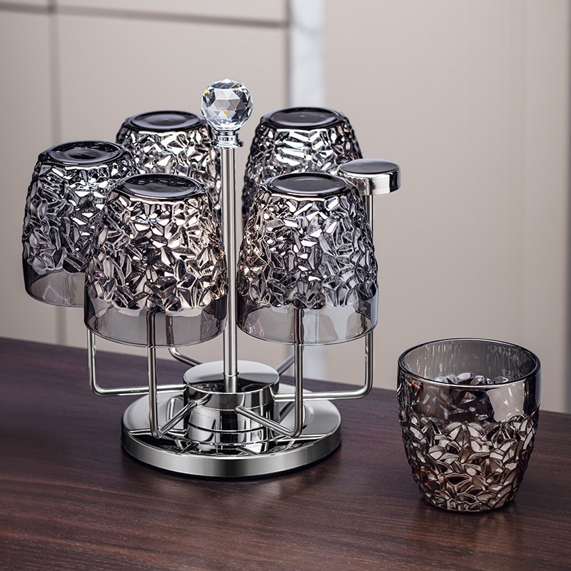 轻奢高档水晶玻璃啤酒杯家用大容量精酿扎啤杯洋酒威士忌杯子套装