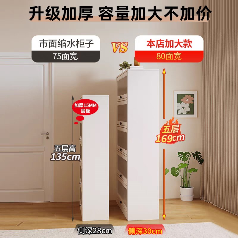 实木书架落地置物架家用客厅靠墙带玻璃门展示柜防尘收纳储物柜子