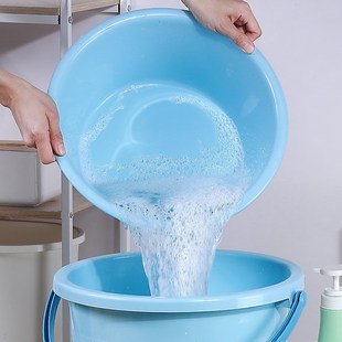 水桶 加厚塑料水桶家用手提加厚洗衣桶多功能储水桶圆形桶洗衣桶装