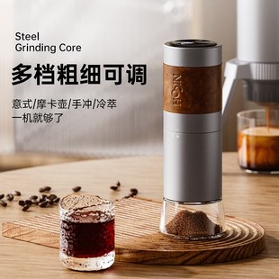 M09电动磨豆机便携咖啡豆研磨机小型家用手磨咖啡机磨豆器 nicoh