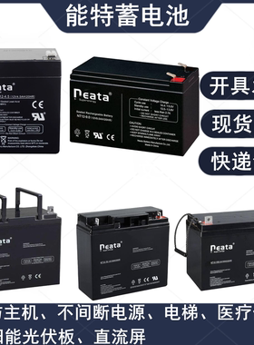 neata能特蓄电池TN12-9 12V5A7A9A10A24A65A100A消防主机阀控电瓶