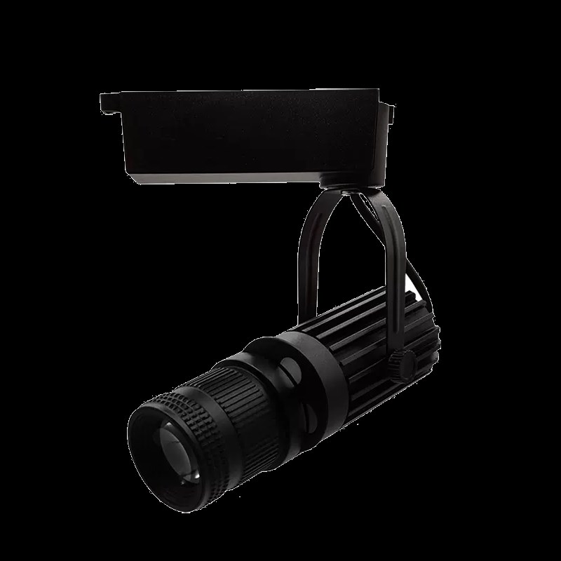 明装射灯轨道灯可调光圈大小店铺商用舞台聚光灯重点照明中山灯具