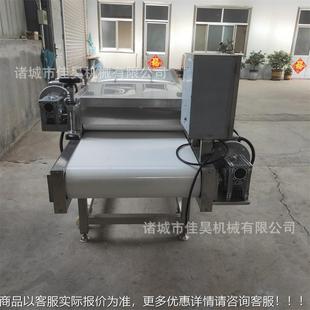 全带自动OEO虾平机尾压平机海丝滚筒摊平不锈钢虾滑包装袋整机