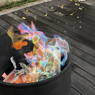 七彩火焰粉2026春节回家过年烤火聚会彩色篝火粉魔法玩具跨年拍照