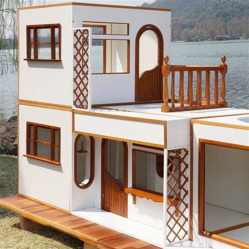 玩具】大肚子娃屋  娃屋展台防尘 6分娃屋迷你微缩家居模型