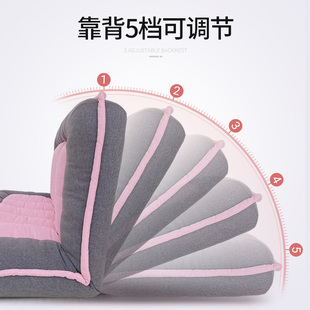 懒人沙发双人榻榻米卧室小型可爱折叠两用沙发床阳台休闲靠背豆袋