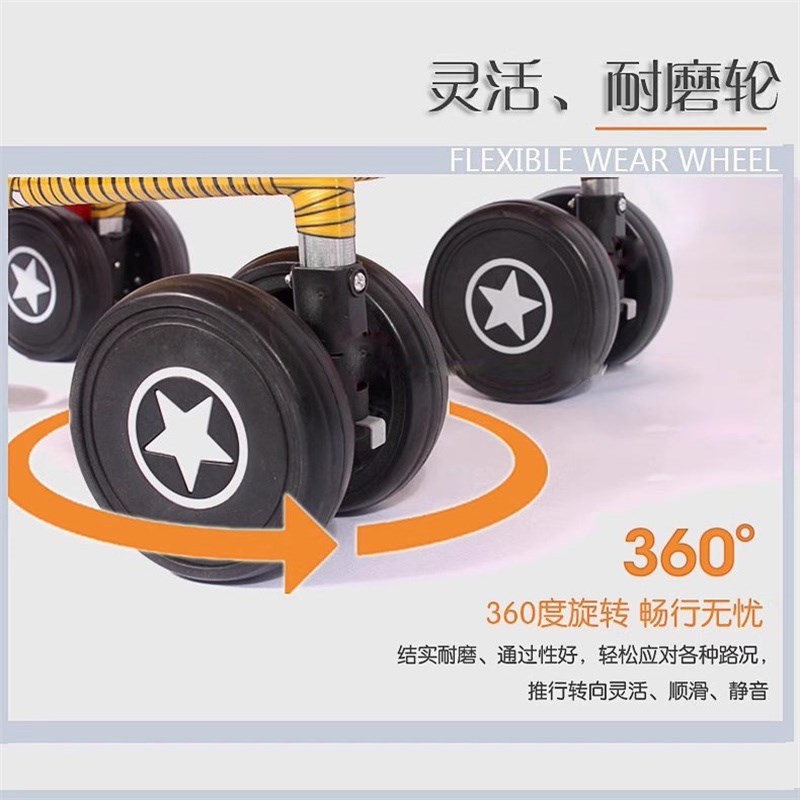 夏季宝宝竹编推车竹子轻便仿藤椅推车小推车儿童竹藤推车小孩婴儿