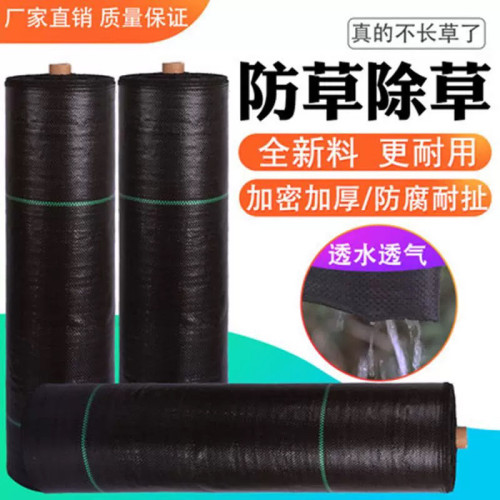 果园防草布果树除草布透气保湿抗B老化遮草盖草布农用园艺地布耐