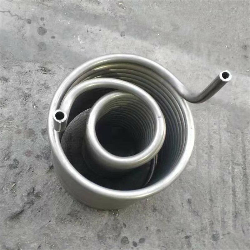 16*1.5双层蒸汽盘管定制换热冷却管冷凝管316L蒸发器管件加工弯管