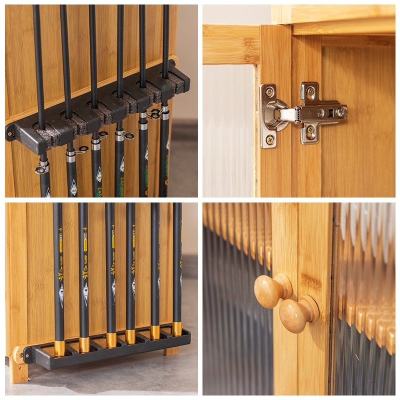 家用渔具收纳柜鱼竿收纳架路亚竿放置架鱼杆展示架鱼竿支架置物架