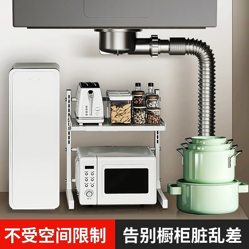 侧排超薄厨房菜盆下水器阳台柜搓衣池盆陶瓷石英石省空间下水管