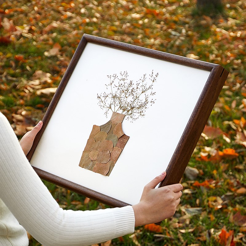 电表箱装饰画免打孔安装新中式现代简约遮挡箱客厅配电箱实木挂画