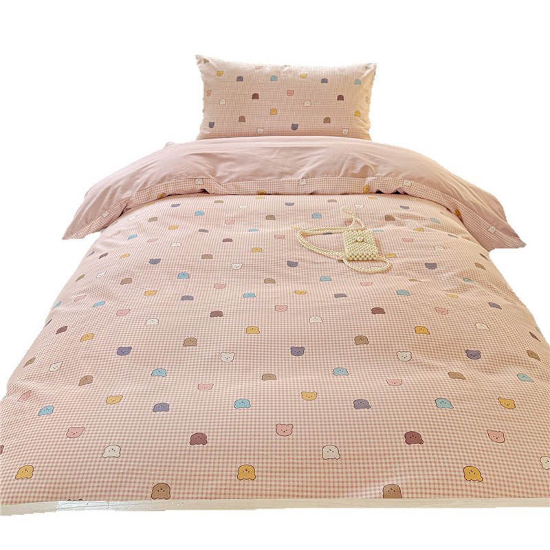 1米2床上三件套高中生宿舍大学床单被罩单人学生住校被套被子