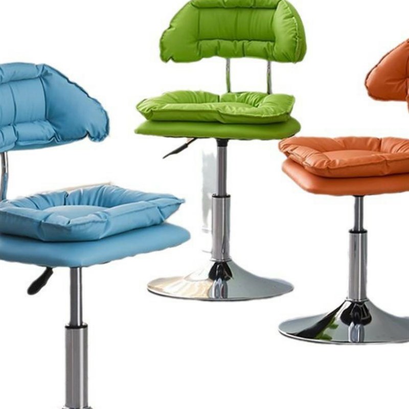 新款 吧台椅子酒吧椅耐用万向轮椅子凳子商用餐饮店电脑椅可旋转