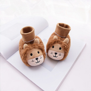 子软底布鞋 保x暖男女宝宝步前鞋 学步不掉 12个月冬季 婴儿袜鞋