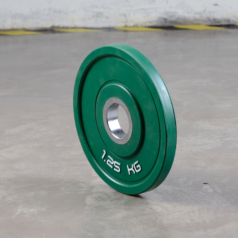 包胶标准赛级抓举挺举配重片小重量奥片比赛片杠铃配重片重量递增