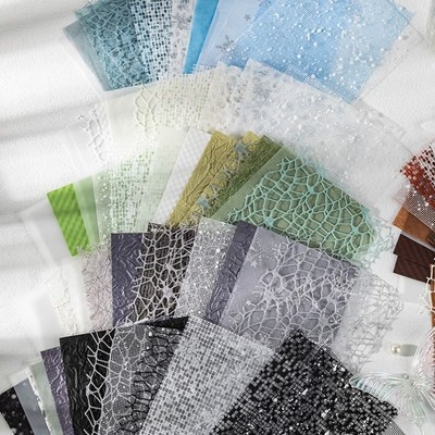 痛包背景纸素材蓝绿色扎