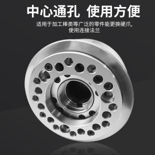 液压中空二爪卡盘油压两爪卡盘6寸8寸10寸数控车床夹具强力动力卡