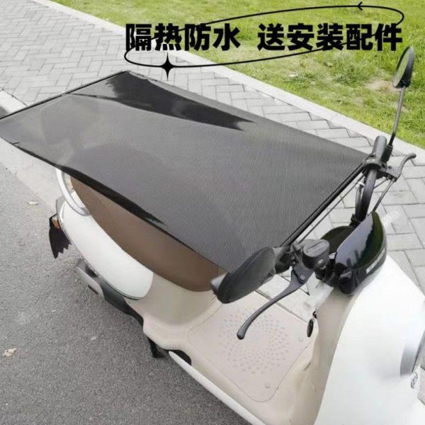 踏板车电动摩托车电瓶车坐垫遮阳帘防雨罩防晒夏季隔热车衣电车板