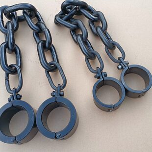 22斤影视道具脚镣重型犯人脚镣拍摄电影电视剧微电影的真实道具