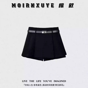 时尚 直角短裙 檬叙MOIRNXUYE 百搭短裙 甜甜专享