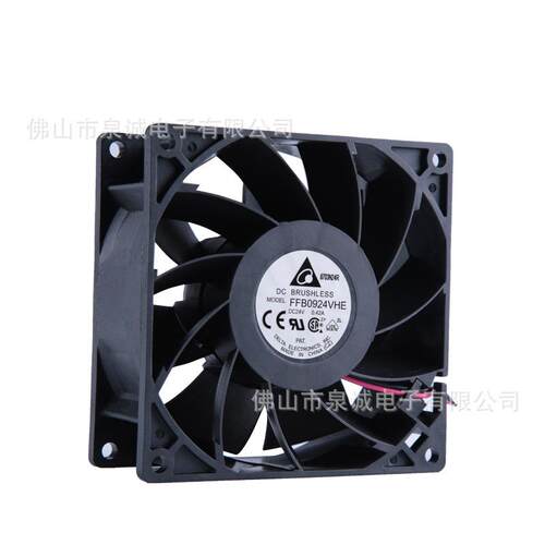 正品台达Deta FFB092FFB0924V4VHE 9038 24V 0.4Ald大风量风2压热