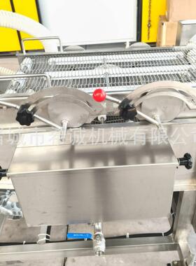 自动小酥鸡柳肉排浸浆机 鱼排鸡排浸全机肉器 水产品浆上浆裹浆机