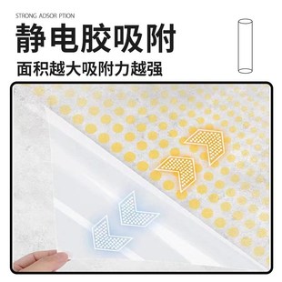 海报保护膜静电吸附防尘防脏塑封袋加固防褶皱塑封膜透明塑封纸