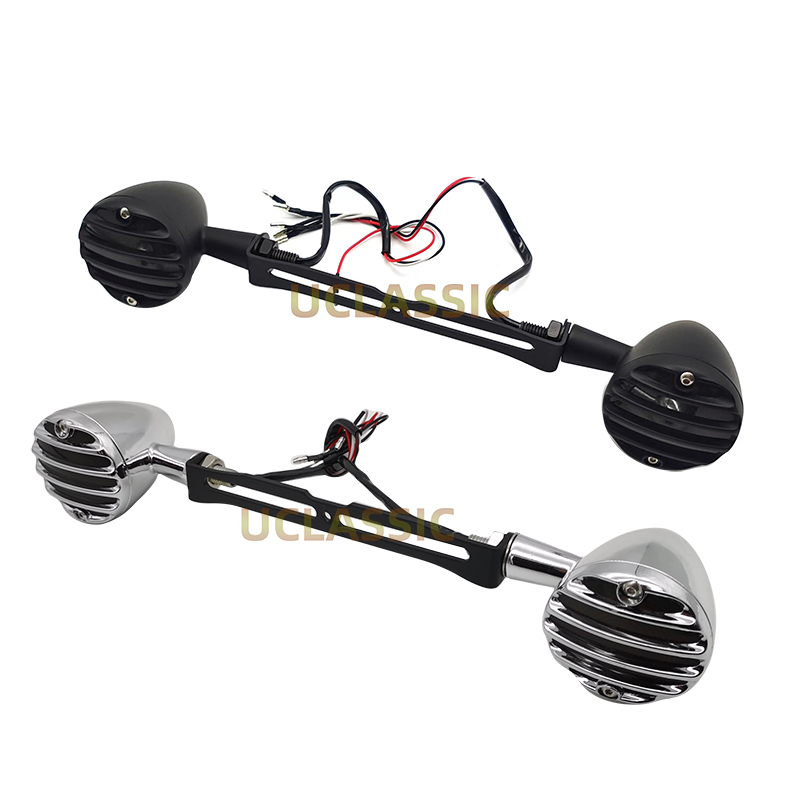 小牛u2/S07/009/U+b/U1d/uqi+复古改装LED转弯灯刹车尾灯总成配件