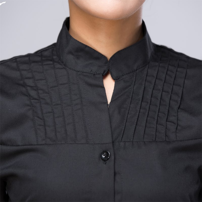 酒店工作服春秋装 快餐店餐饮制服 女 西餐厅服务员工作服长袖