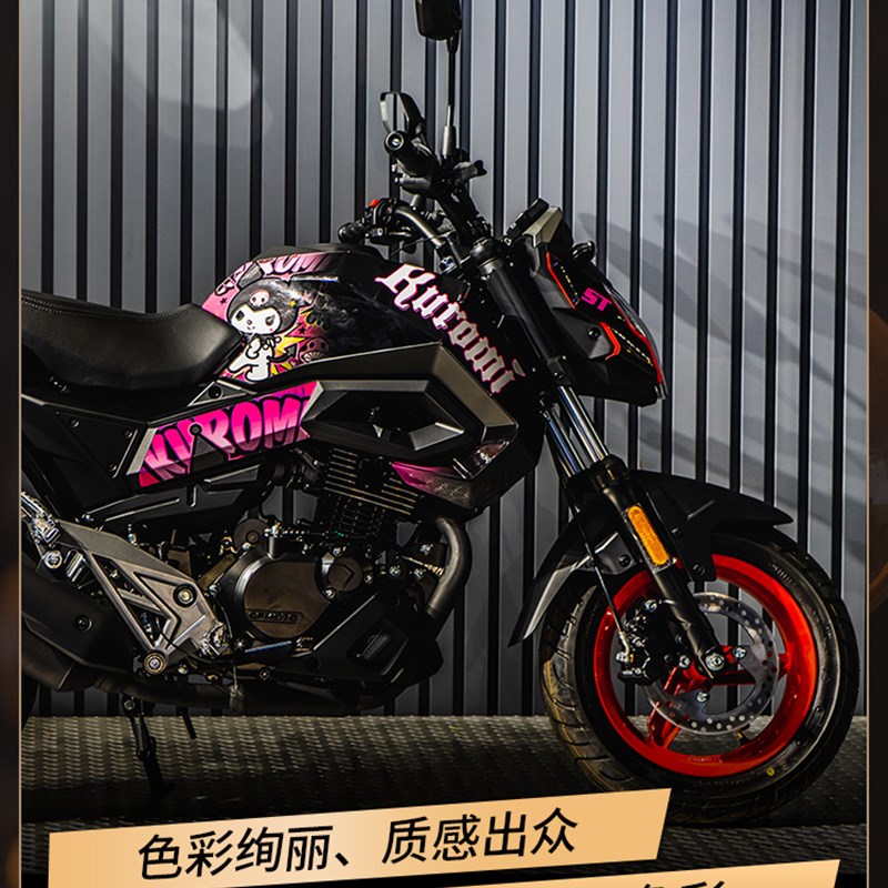 适用春风狒狒st125全车贴纸贴花改装版画车身贴膜拉花版花配件