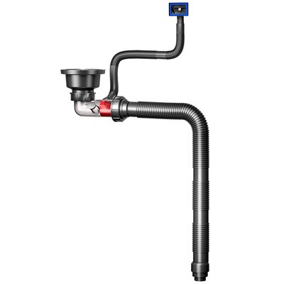 厨房单槽洗菜盆下水管配件全套水槽洗碗池下水道防臭排水管套装器