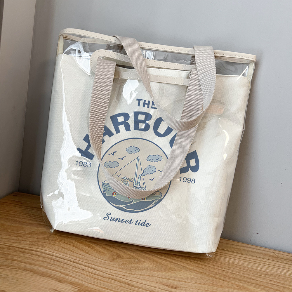 防水果冻帆布包包夏单肩斜挎女学生大上课大容量手提袋子ins韩风,箱包皮具/热销女包/男包,通用款女包,淘宝优惠券,粉丝福利购,淘宝优惠卷