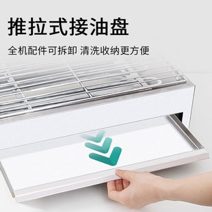 电烧烤炉家用烧烤炉子无烟室内烤羊肉串生蚝面筋不锈钢电烤炉商用