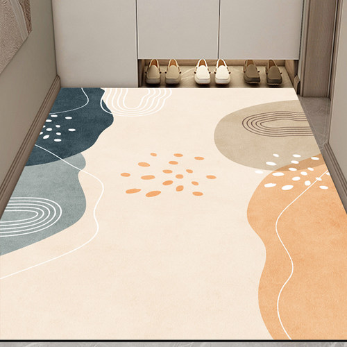 入户门口地垫pvc可n擦免洗防滑进门脚垫门垫高级感皮革进户门地毯