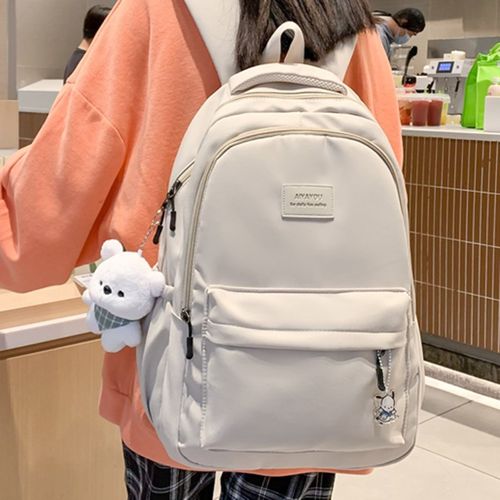 高中生书包女2025年新款ins小众高中生大学生大容量旅游双肩背包
