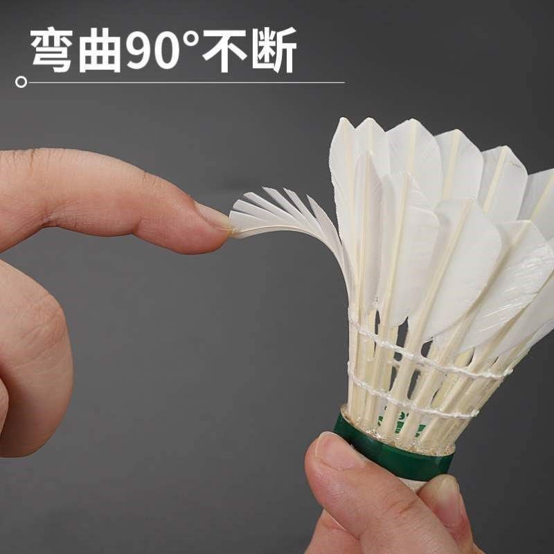 比赛耐用羽毛球耐打m球球专用练习12防风只装室外鹅毛专业训练室