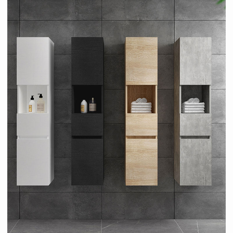 吊柜浴室卫生间 边柜现代简约挂墙式 防潮 储物柜置物X架 实木防