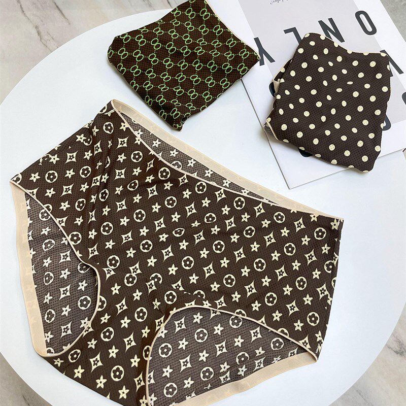 无痕裸感爱心臀磨毛女士内裤石墨烯纯棉裆透气舒服好穿Y中腰三角