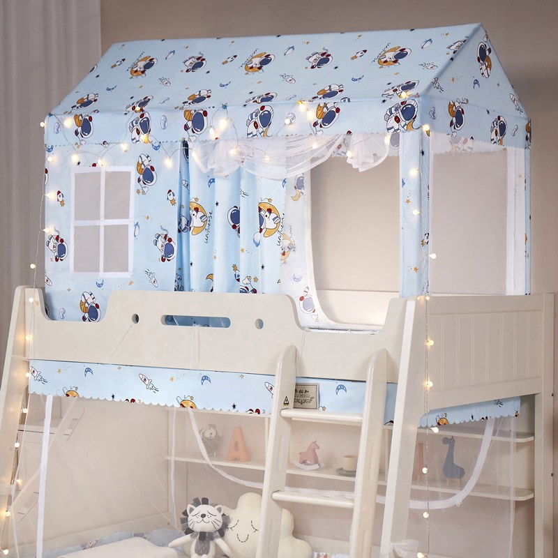 新款儿童子母床蚊帐1.5米上下铺梯形高低床1.2家用上下床帐篷蚊帐,床上用品,蚊帐,淘宝优惠券,粉丝福利购,淘宝优惠卷